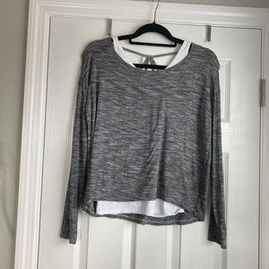 Abercrombie Kids Long sleeve with tank top under!